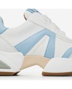 Sneakers Marble beige/bleu