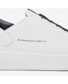 Sneakers en Cuir Wembley noir/blanc