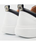 Sneakers en Cuir Wembley noir/blanc