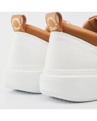 Sneakers en Cuir Wembley camel