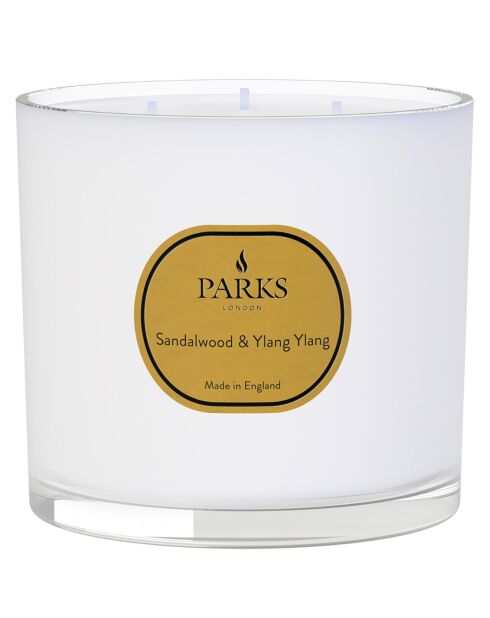 Bougie parfumée Aromatherapy Bois de Santal & Ylang Ylang - 3 mèches 120h