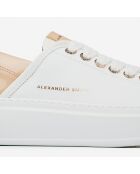 Sneakers en Cuir Wembley blanc/rose