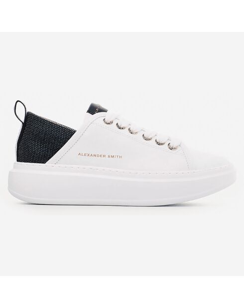 Sneakers en Cuir Wembley blanc/noir