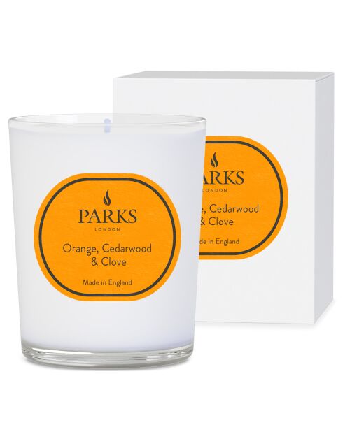 Bougie parfumée Aromatherapy Orange, Bois de Cèdre & Clous de Girofle - 1 mèche 50h