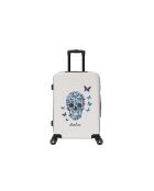 3 Valises & Vanity Blue Serenity blanches