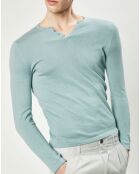 Pull Dakar bleu clair