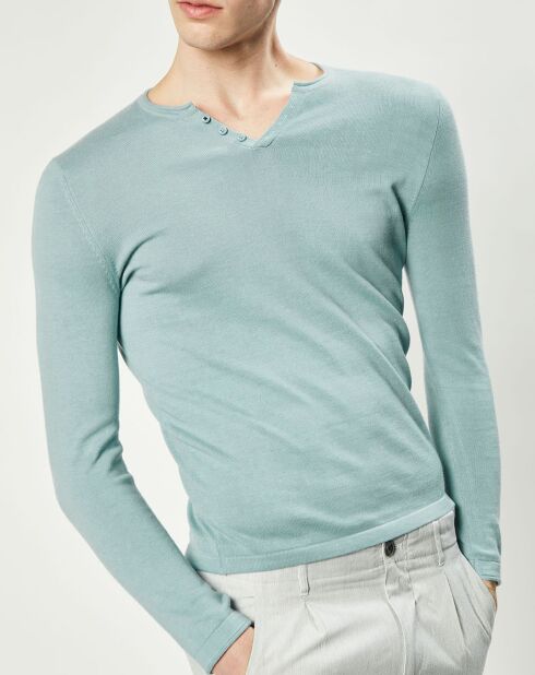 Pull Dakar bleu clair