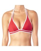 Haut de maillot de bain triangle Maya rouge