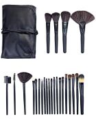 Set de 24 pinceaux noirs