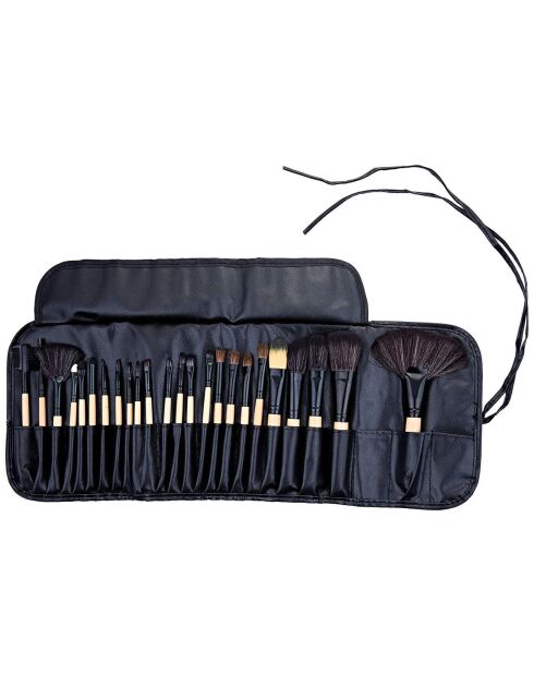 Set de 24 pinceaux bois