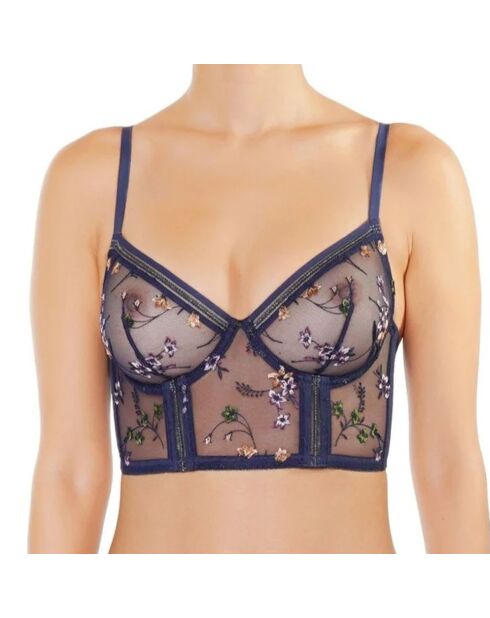 Blaues Bustier Eclatante