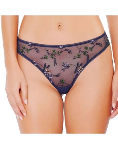 Brillanter blauer Tanga