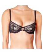 Soutien-gorge armature Nuit Folie noir
