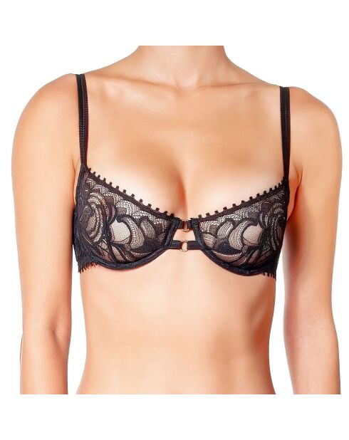 Soutien-gorge armature Nuit Folie noir