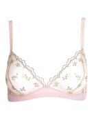 Rosafarbener romantischer Bralette-BH