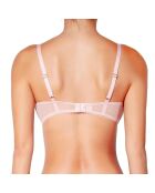 Rosafarbener romantischer Bralette-BH