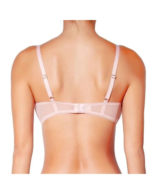 Rosafarbener romantischer Bralette-BH