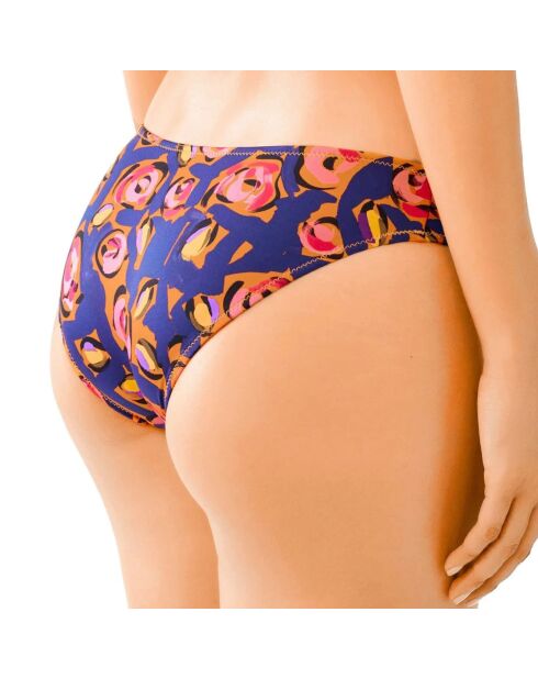 Bas de maillot de bain Rose bleu/rouge
