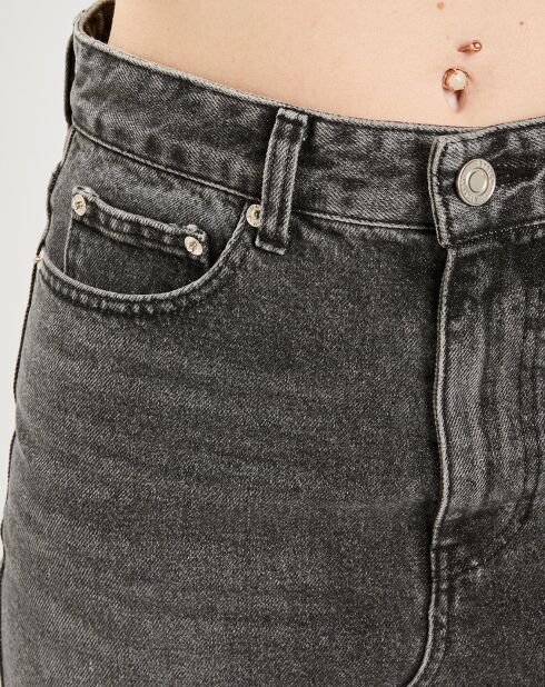 Jupe longue Denim gris foncé