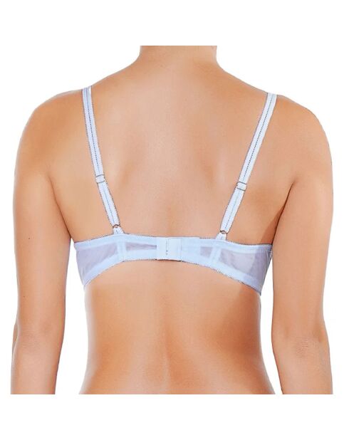 Soutien-gorge armature Paradis bleu