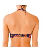 Haut de maillot de bain Rose bleu/rouge