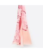 Étole 100% Laine Isis Laine rose - 80x200 cm