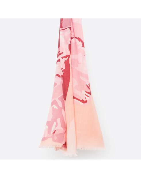 Étole 100% Laine Isis Laine rose - 80x200 cm