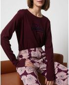 T-Shirt Tina bordeaux