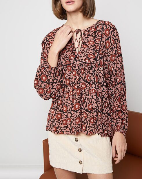 Blouse Ange rose
