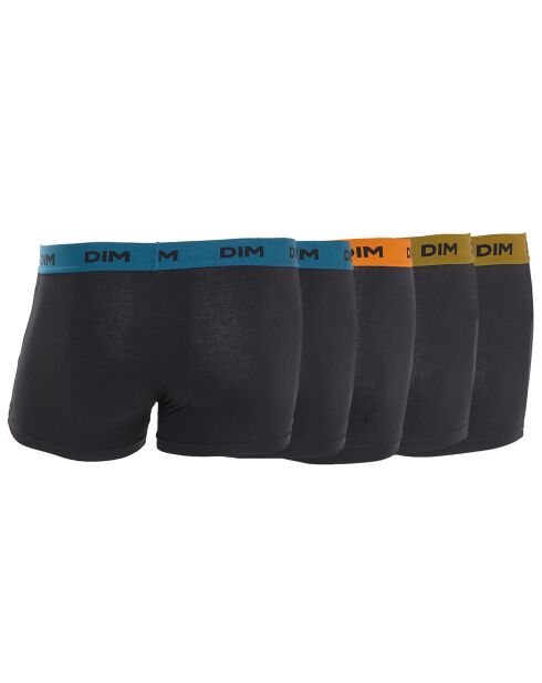 5 Boxers Mix And Colors citrouille/persan/café