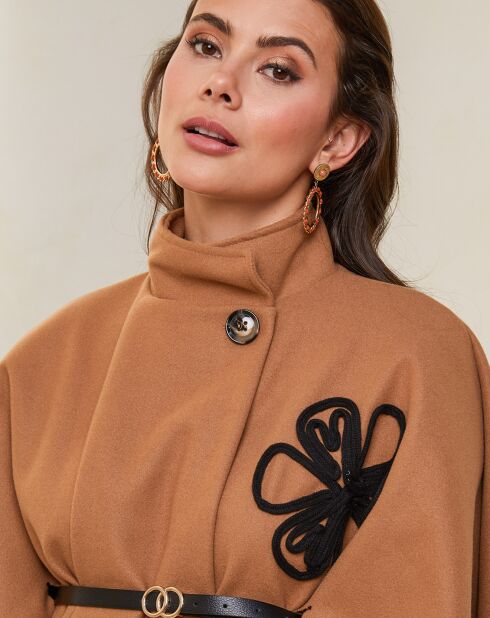 Manteau Roxane camel