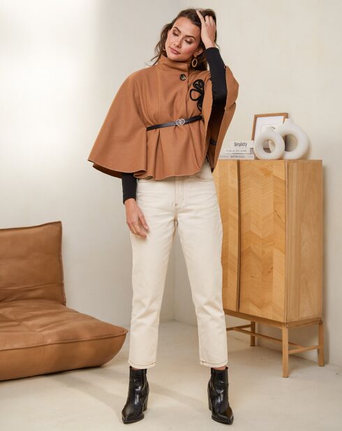 Manteau Roxane camel