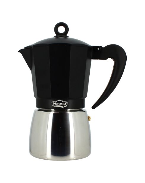 Cafetière Moka 9 Tasses noire - 523 ml