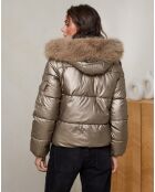 Doudoune Charlotte bronze
