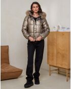 Doudoune Charlotte bronze