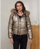 Doudoune Charlotte bronze