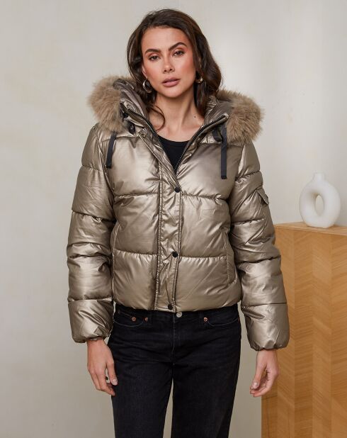 Doudoune Charlotte bronze