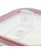 6 transparante Clementine hermetische dozen - 160x160x70 mm