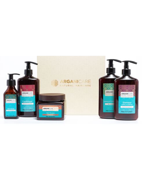 Coffret Ultra-Nourrissant Argan & Karité Cheveux Bouclés - 5 pièces