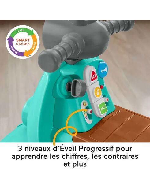 Véhicule porteur Scooter éveil progressif - 1 ans et +