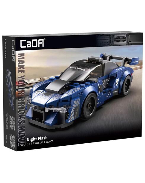 Jouet de construction Cada Cars Night Flash - 162 pièces
