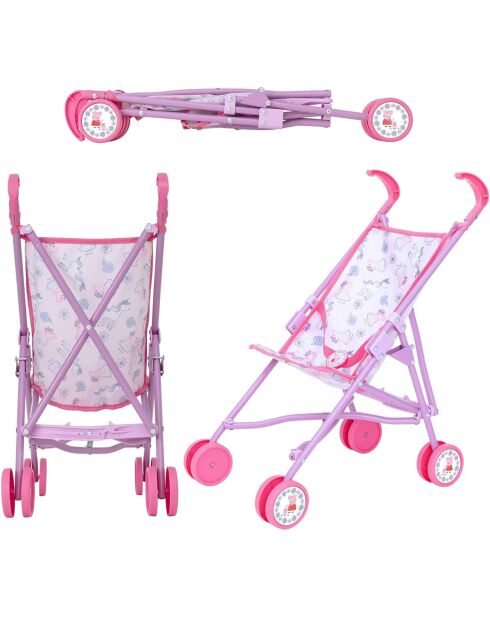 Peppa Pig Poussette pliable pour enfants - 3 ans et +