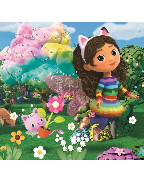 Puzzle Gabby's Dollhouse  - 3x48 pièces