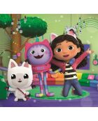 Puzzle Gabby's Dollhouse  - 3x48 pièces