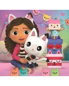 Puzzle Gabby's Dollhouse  - 3x48 pièces