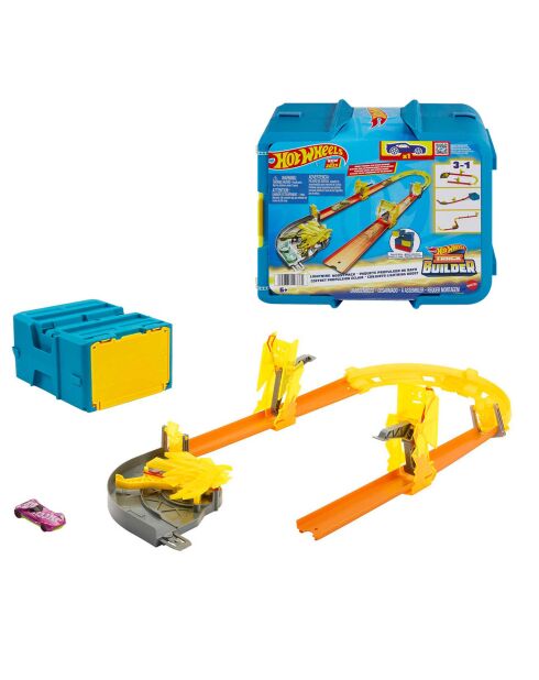 Circuit de course Hot Wheels Track Builder Lightning - 6 ans et +