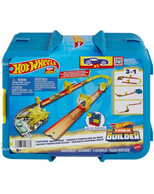 Circuit de course Hot Wheels Track Builder Lightning - 6 ans et +