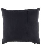 Housse de coussin 100% Lin Porticcio noire - 45x45 cm