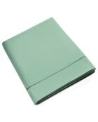 Drap Plat en Percale de coton celadon