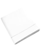 Drap Plat en Percale de coton neige